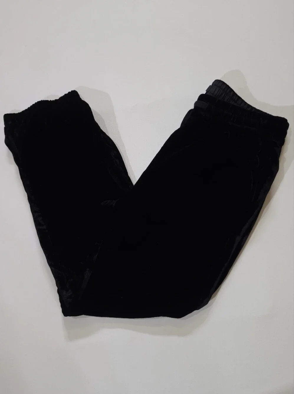 NWT J. Crew Velvet Pants Womens Size 4 Black Whimsigoth Dressy Trousers